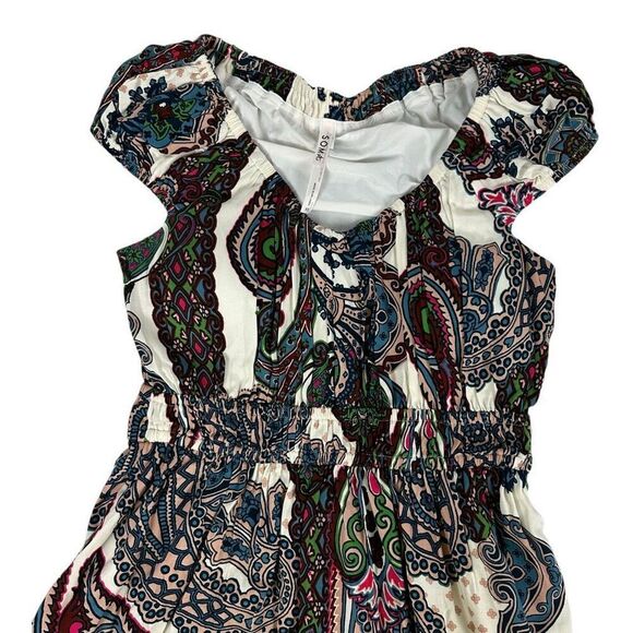 Soma Woven Shirred Maxi Bra Dress size XS - Picture 5 of 12